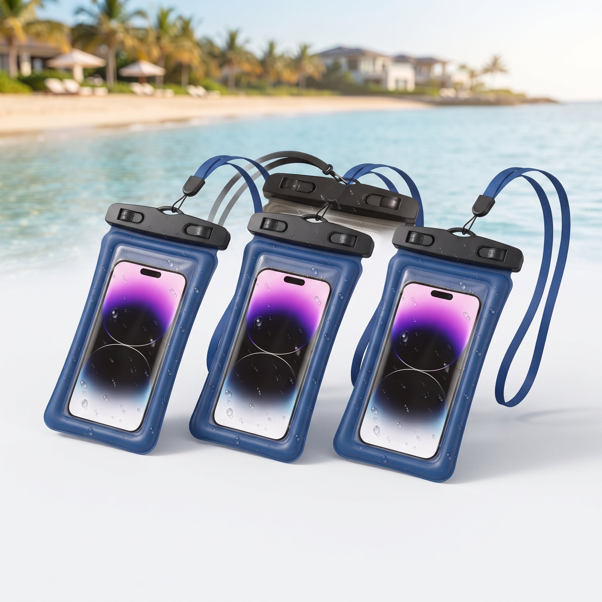 AquaShield™ Floating Waterproof Phone Pouch – Universal IPX8 Waterproof Case for Swimming, Beach, Diving & Travel