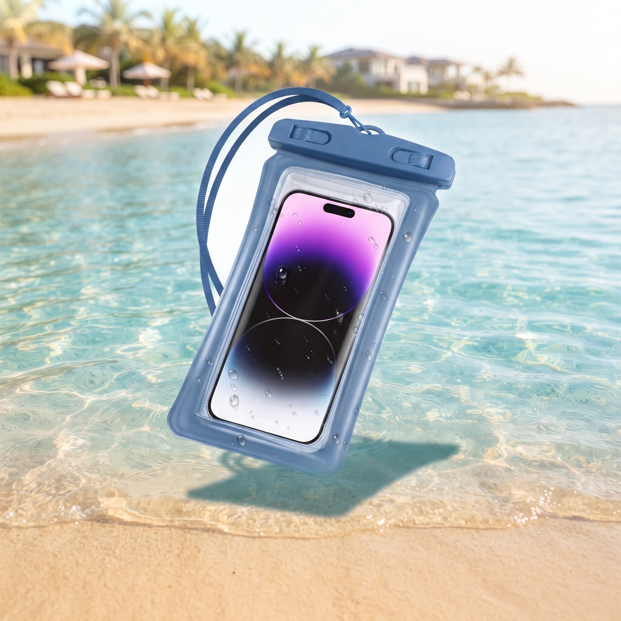 AquaShield™ Floating Waterproof Phone Pouch – Universal IPX8 Waterproof Case for Swimming, Beach, Diving & Travel