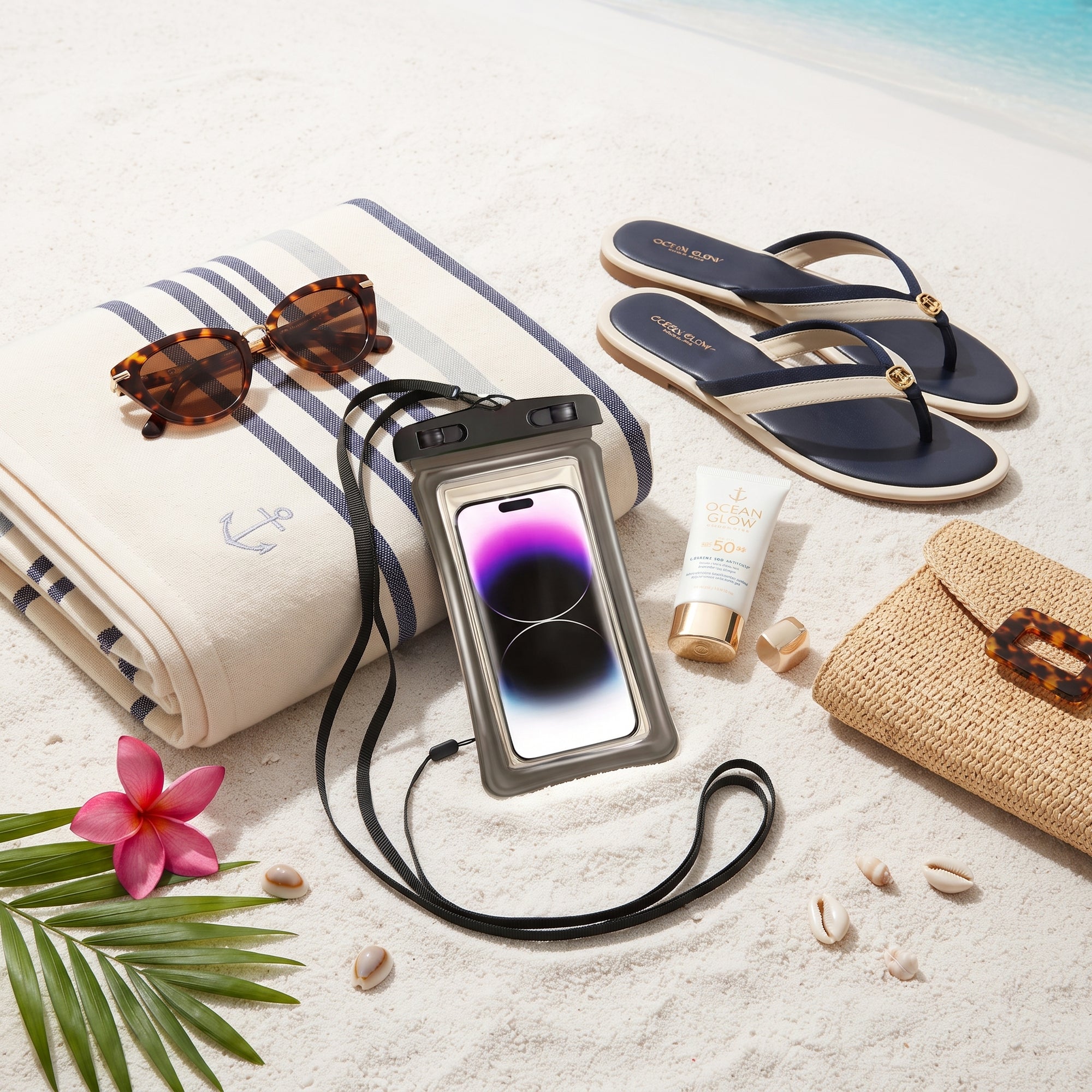 AquaShield™ Floating Waterproof Phone Pouch – Universal IPX8 Waterproof Case for Swimming, Beach, Diving & Travel