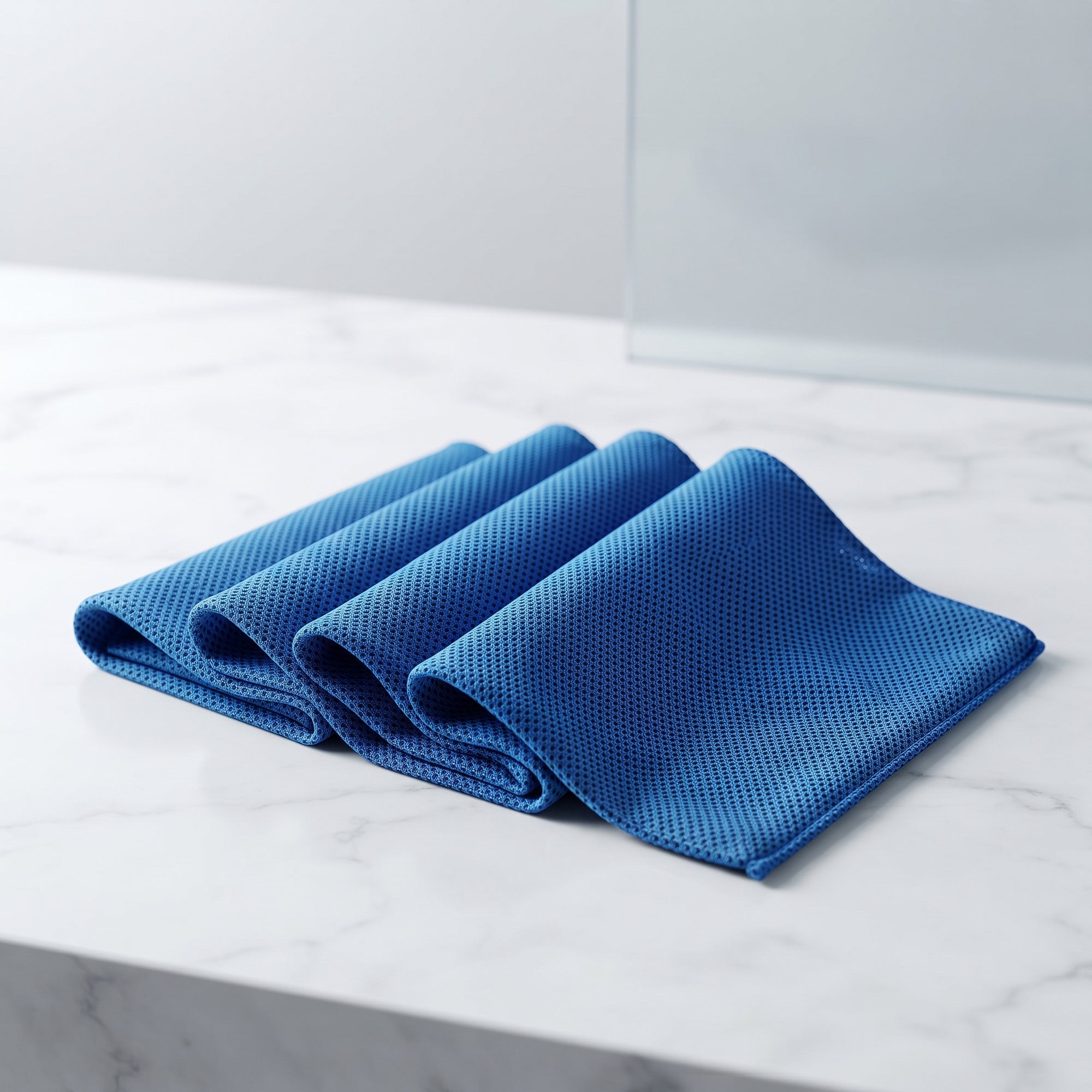 CoolWave™ 4-Pack Instant Cooling Towels – Ultra-Soft, Quick-Dry Towels for Sports, Gym, Travel & Summer Adventures