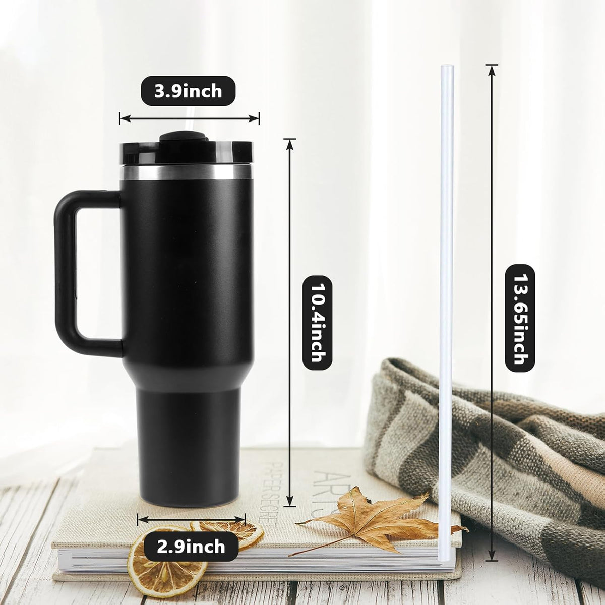 ThermoGrip™ | كوب حراري بغطاء محكم ومقبض