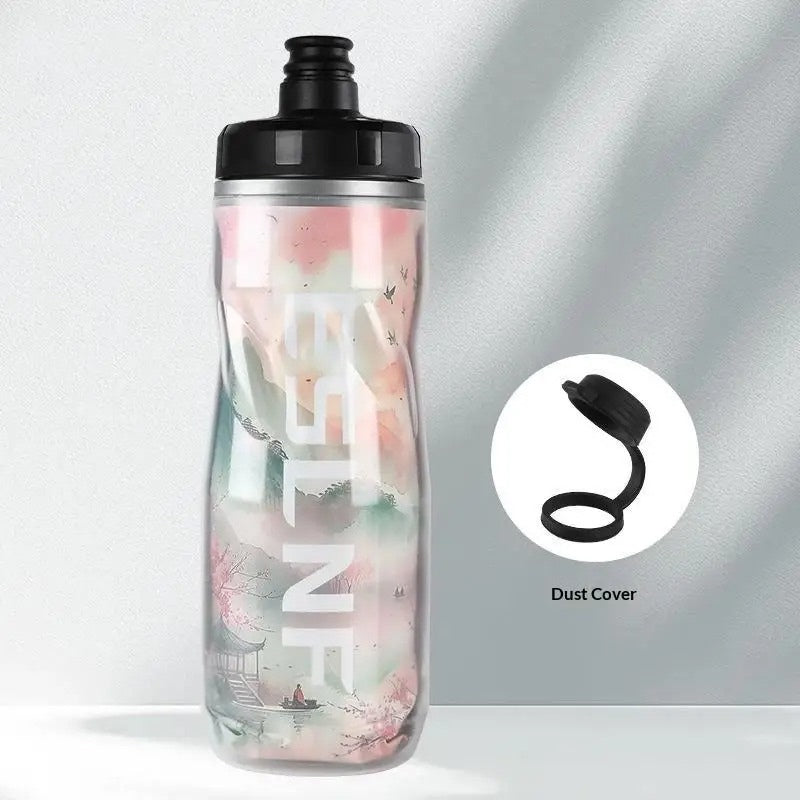 RideFlow™ 610ml Insulated Sports Water Bottle – BPA-Free Cycling Bottle for Bike, Gym & Outdoor Adventures